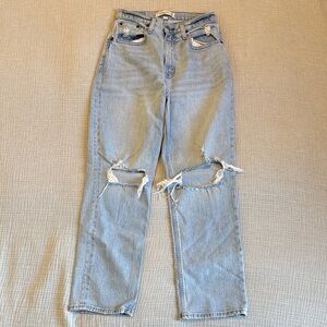 Abercrombie 90s Straight Ultra High Rise Jeans